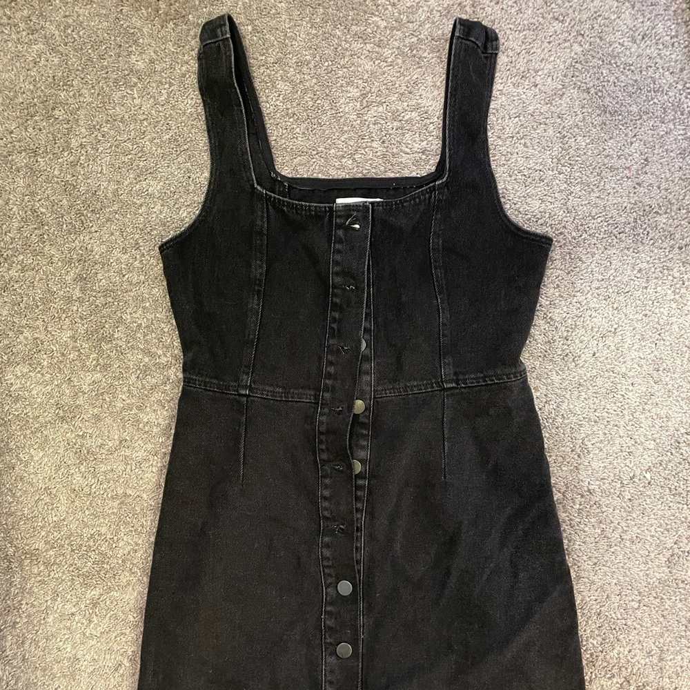 Urban Outfitters Black Jean Dress